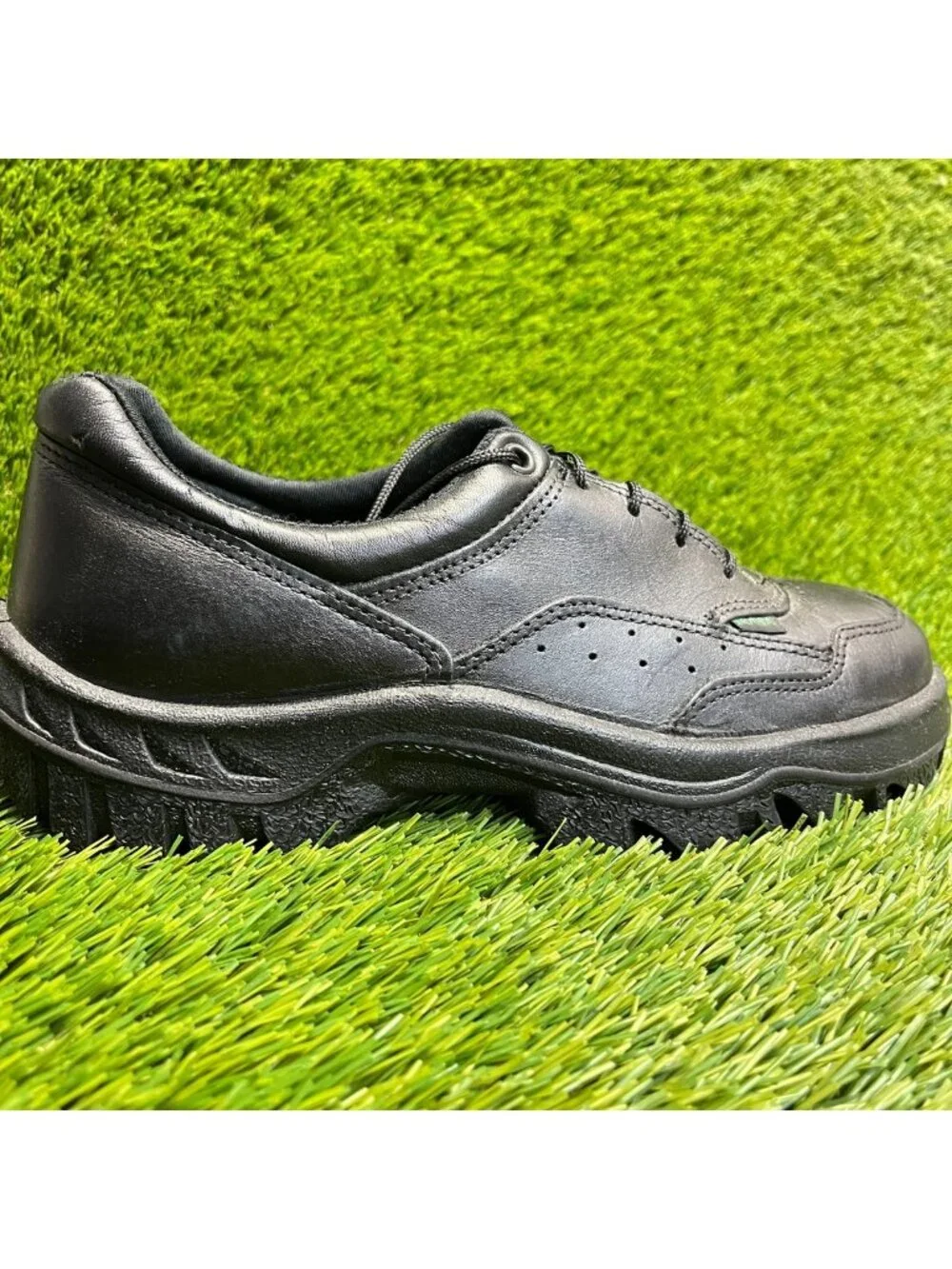 Rocky Postal TMC 5101 Mens Size 9 Black Leather Slip Resistant Oxford Shoes